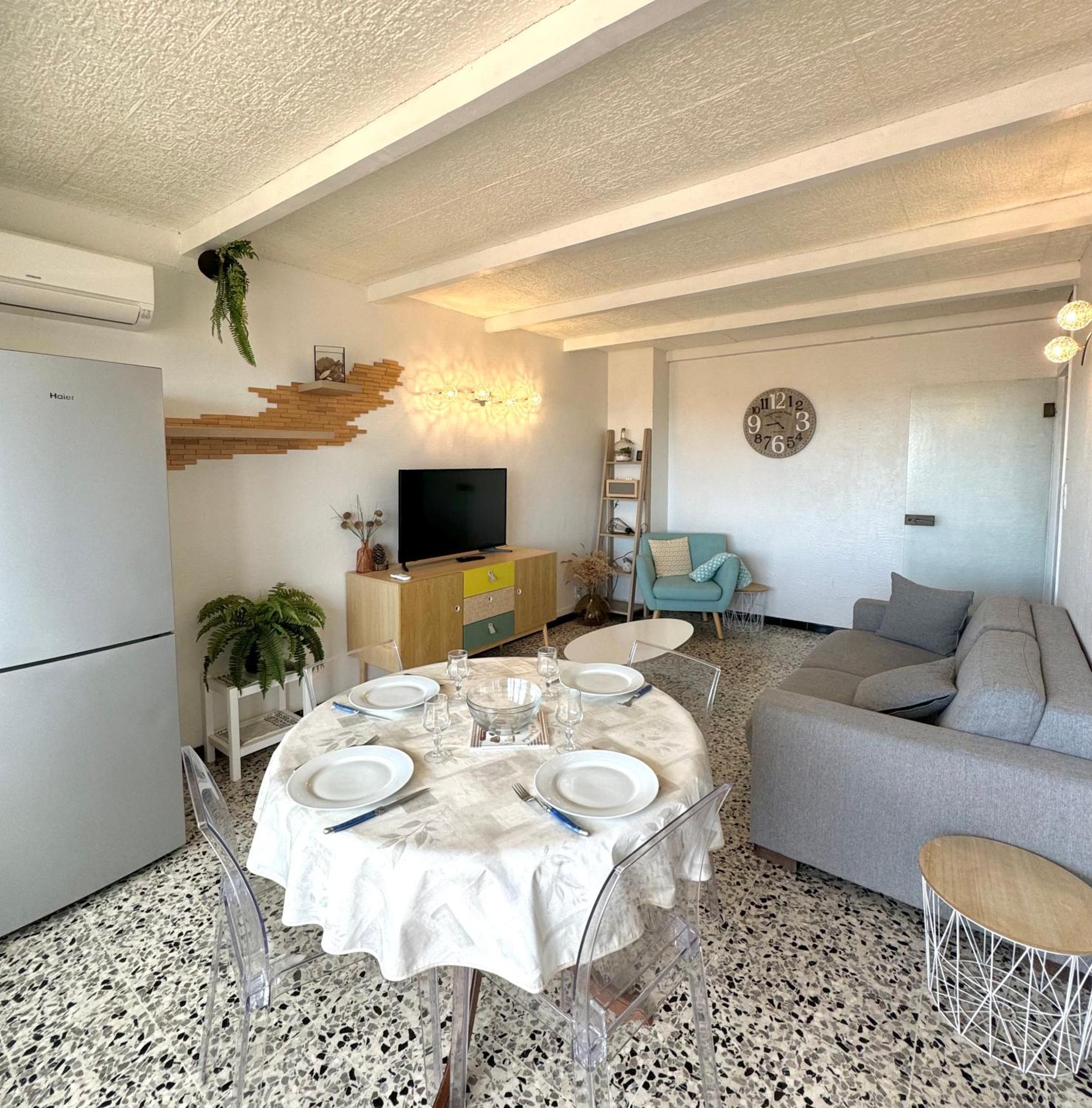 Superbe T2 200 M De La Plage 4Suf502 Le Barcares Exterior photo
